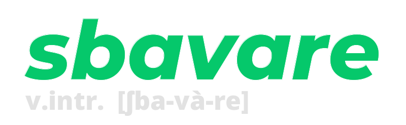 sbavare