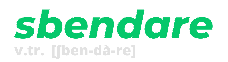 sbendare