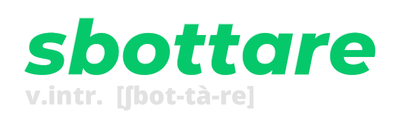 sbottare