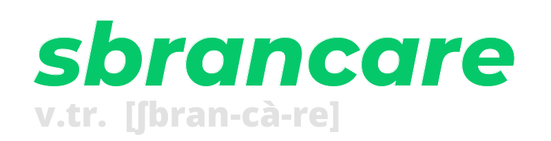 sbrancare