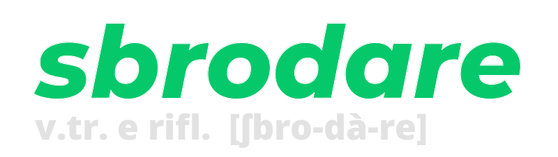 sbrodare