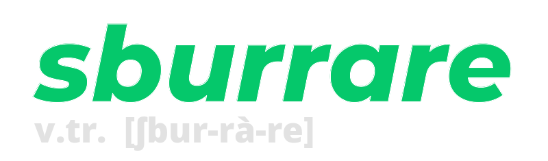 sburrare