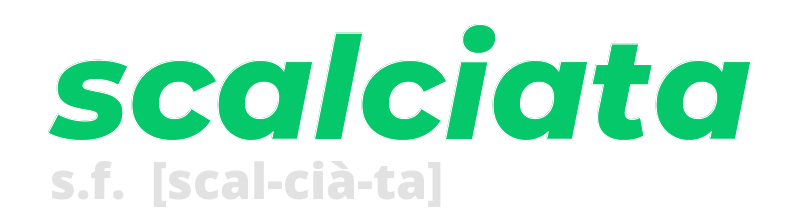 scalciata