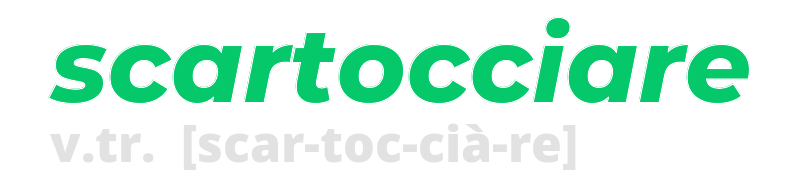 scartocciare