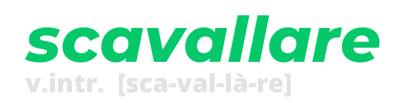 scavallare