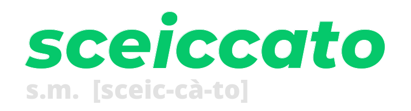 sceiccato