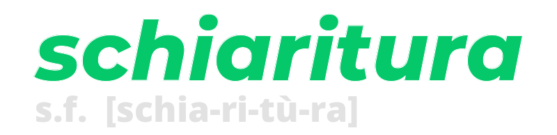 schiaritura