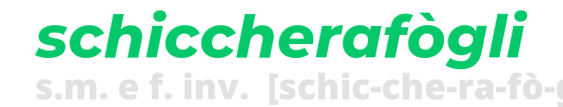 schiccherafogli