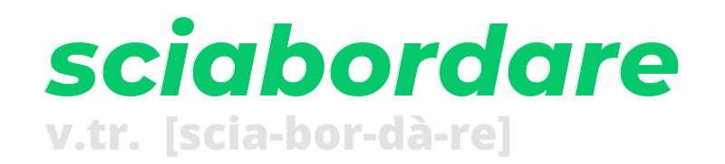 sciabordare