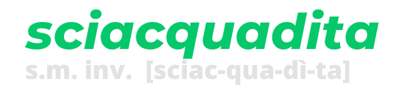 sciacquadita