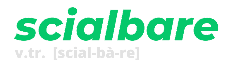 scialbare