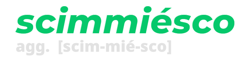 scimmiesco