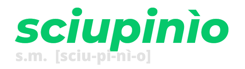 sciupinio