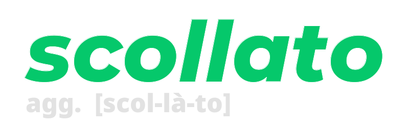 scollato