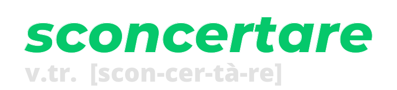 sconcertare