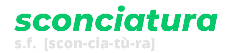 sconciatura