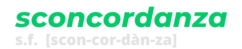 sconcordanza