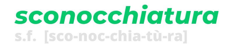 sconocchiatura