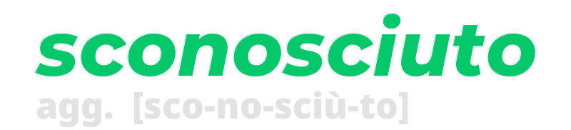 sconosciuto