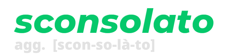 sconsolato