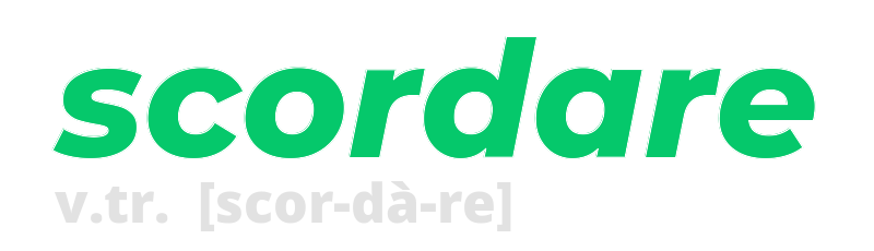 scordare