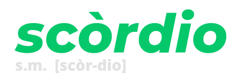 scordio