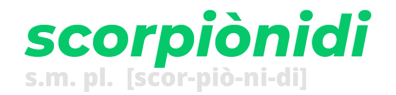 scorpionidi