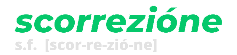 scorrezione