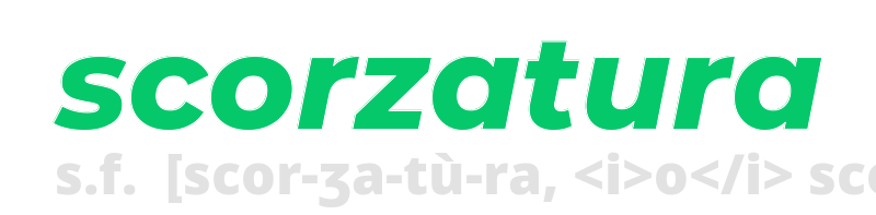 scorzatura