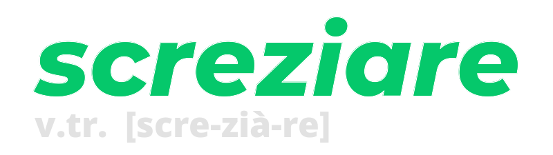 screziare