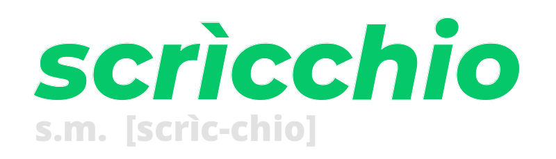 scricchio