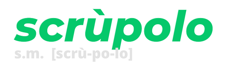 scrupolo