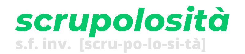 scrupolosita