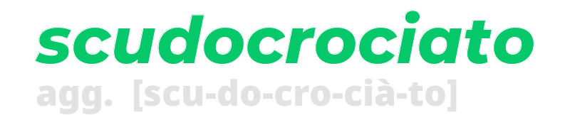 scudocrociato