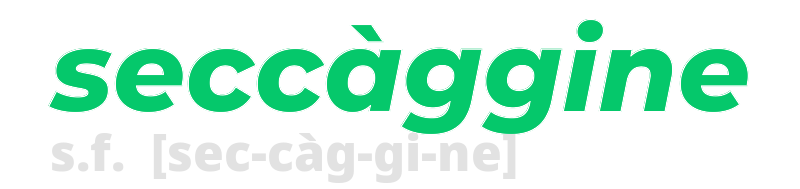 seccaggine