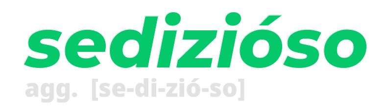 sedizioso