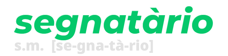 segnatario