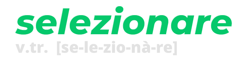 selezionare