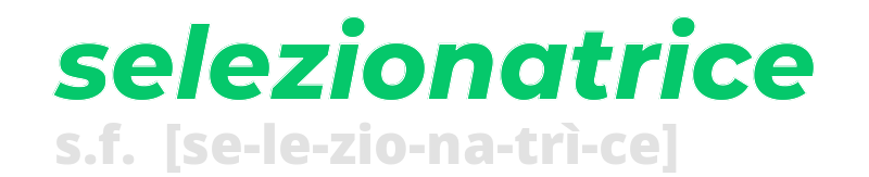 selezionatrice