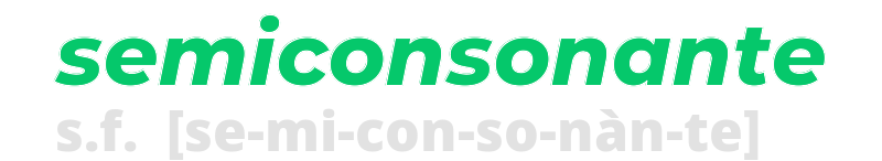 semiconsonante
