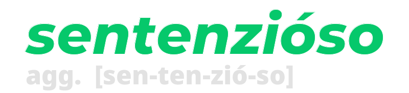 sentenzioso