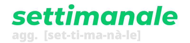 settimanale