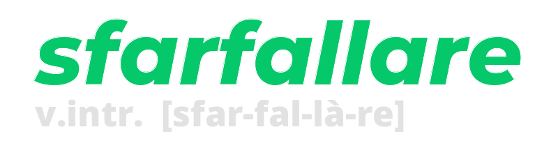 sfarfallare