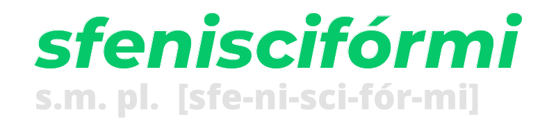 sfenisciformi