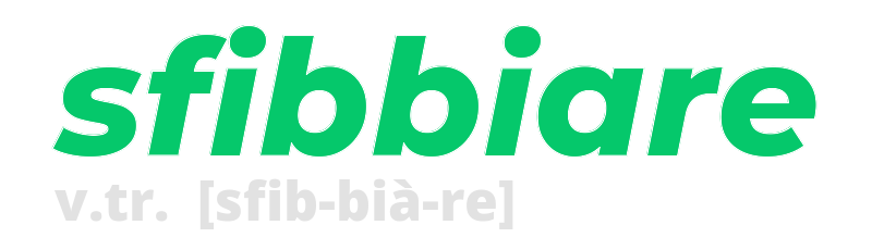 sfibbiare