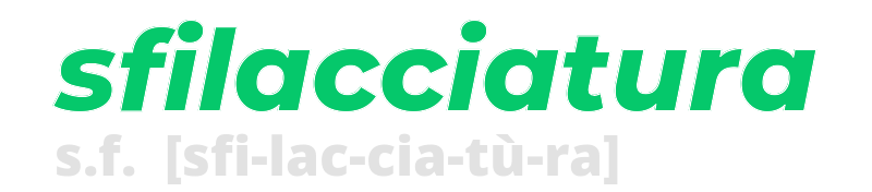 sfilacciatura