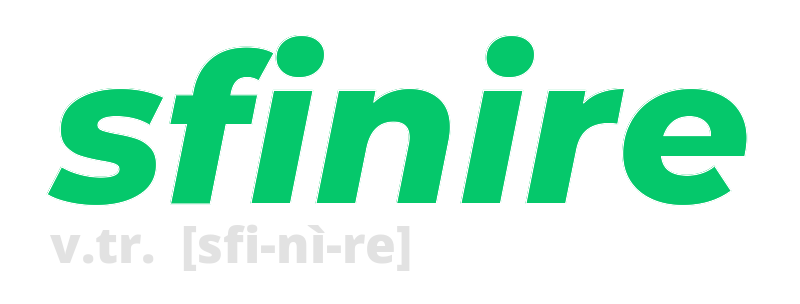 sfinire