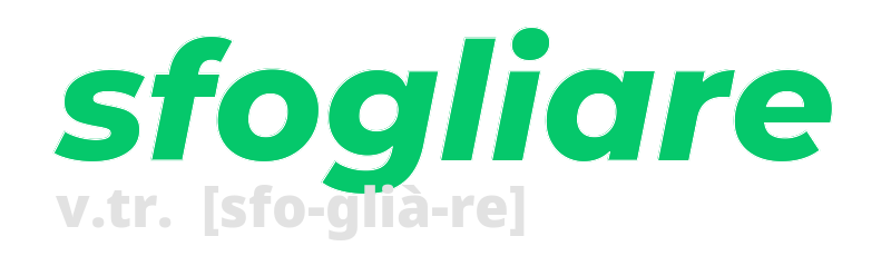 sfogliare