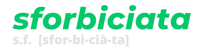 sforbiciata