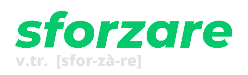 sforzare